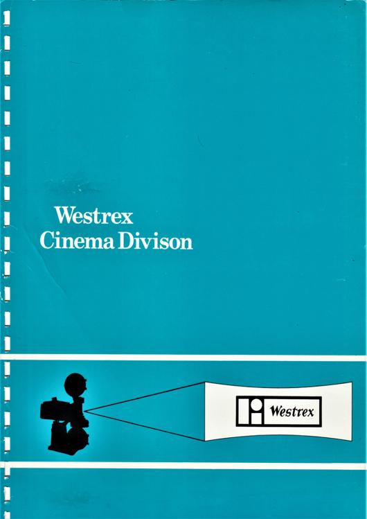 A preview of the Westrex Cinema Division document.