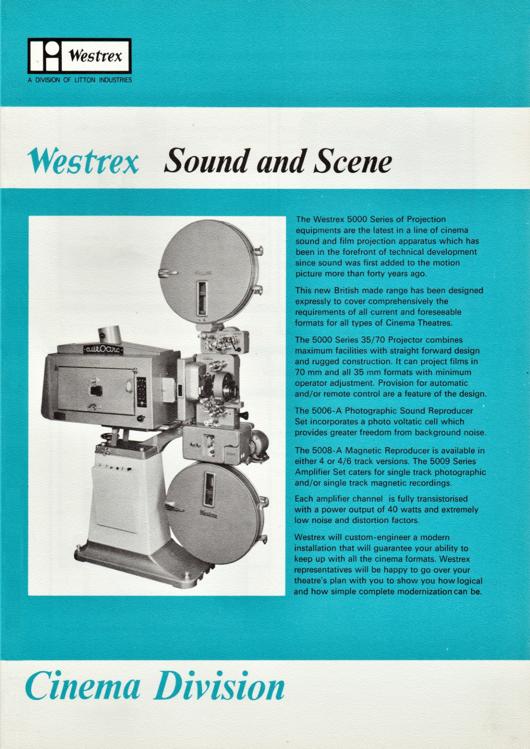 A preview of the Westrex Sound and Scene document.