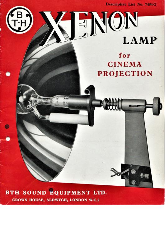 A preview of the Xenon Lamp for Cinema Projection document.
