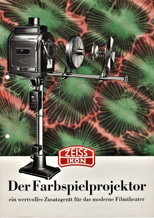 A preview of the Zeiss Ikon - Der Farbspielprojektor document.