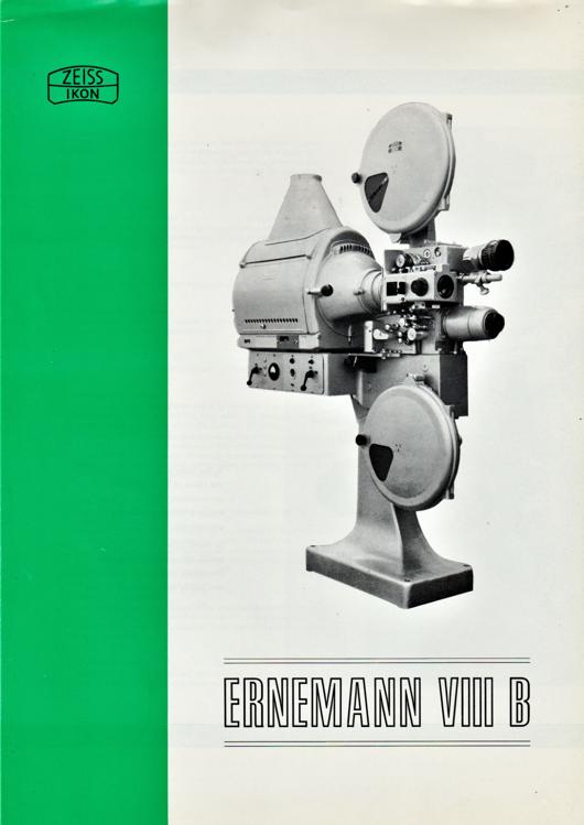 A preview of the Zeiss Ikon Ernemann VIII B document.