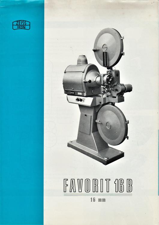 A preview of the Zeiss Ikon - Favorit 16 B - 16mm document.