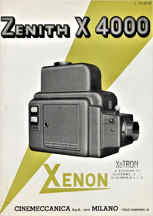 A preview of the Zenith X 4000 document.