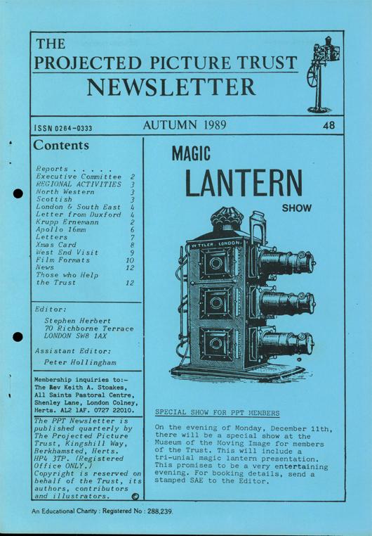 The front cover of Newsletter No. 48.